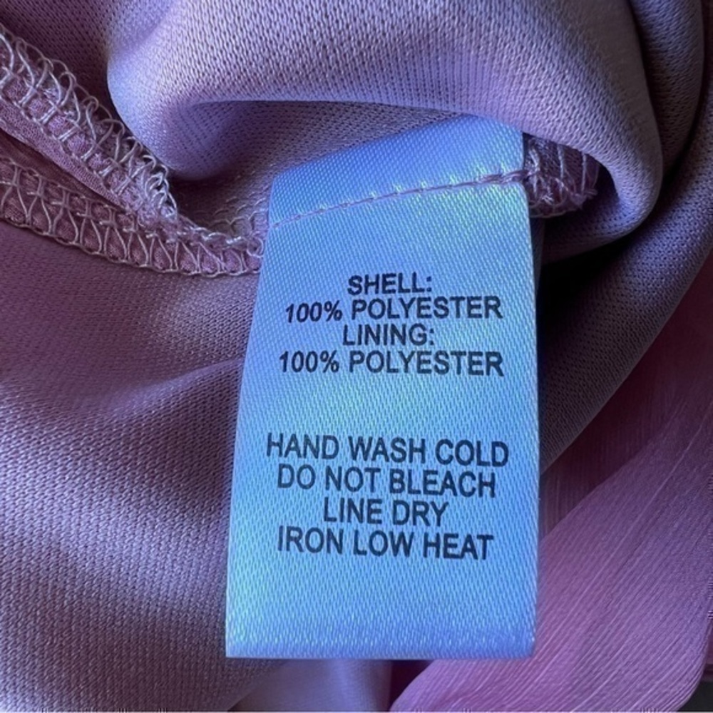 Lulu’s Stand By You Rose Pink Chiffon Sleeveless Maxi Dress - Picture 7 of 8